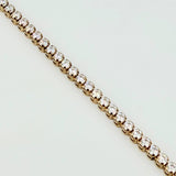 Pulso Tennis 3.6gr / 7 1/4 in / 2.4mm Oro Amarillo +4 18K ©