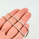 Pulso Tennis 3.6gr / 7 1/4 in / 2.4mm Oro Amarillo +4 18K ©