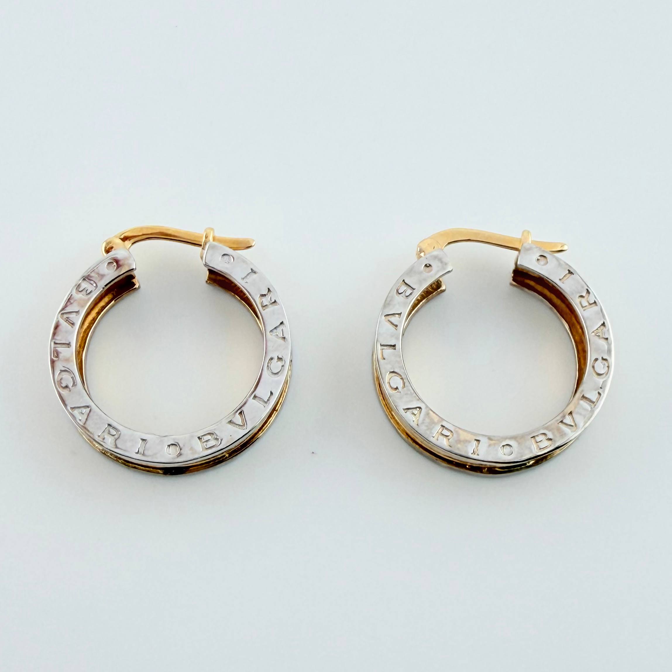 Candongas Rusticas 4gr / 1/2 in / Dos Oros Amarillo Blanco 18K