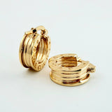 Candongas Rusticas 4gr / 1/2 in / Oro Amarillo 18K