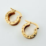 Candongas Rusticas 4gr / 1/2 in / Oro Amarillo 18K