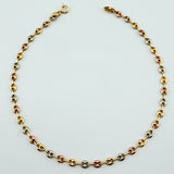 Tobillera GC 2.75gr / 9 3/4 in / 3.7mm Tres Oros 18K