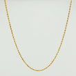 Cadena Lazo 1.1gr / 23 1/2 in / 1.2mm Oro Amarillo +3 18K