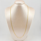 Cadena Cubana 5.45gr / 23 1/2 in / 1.5mm Oro Amarillo +1 18K