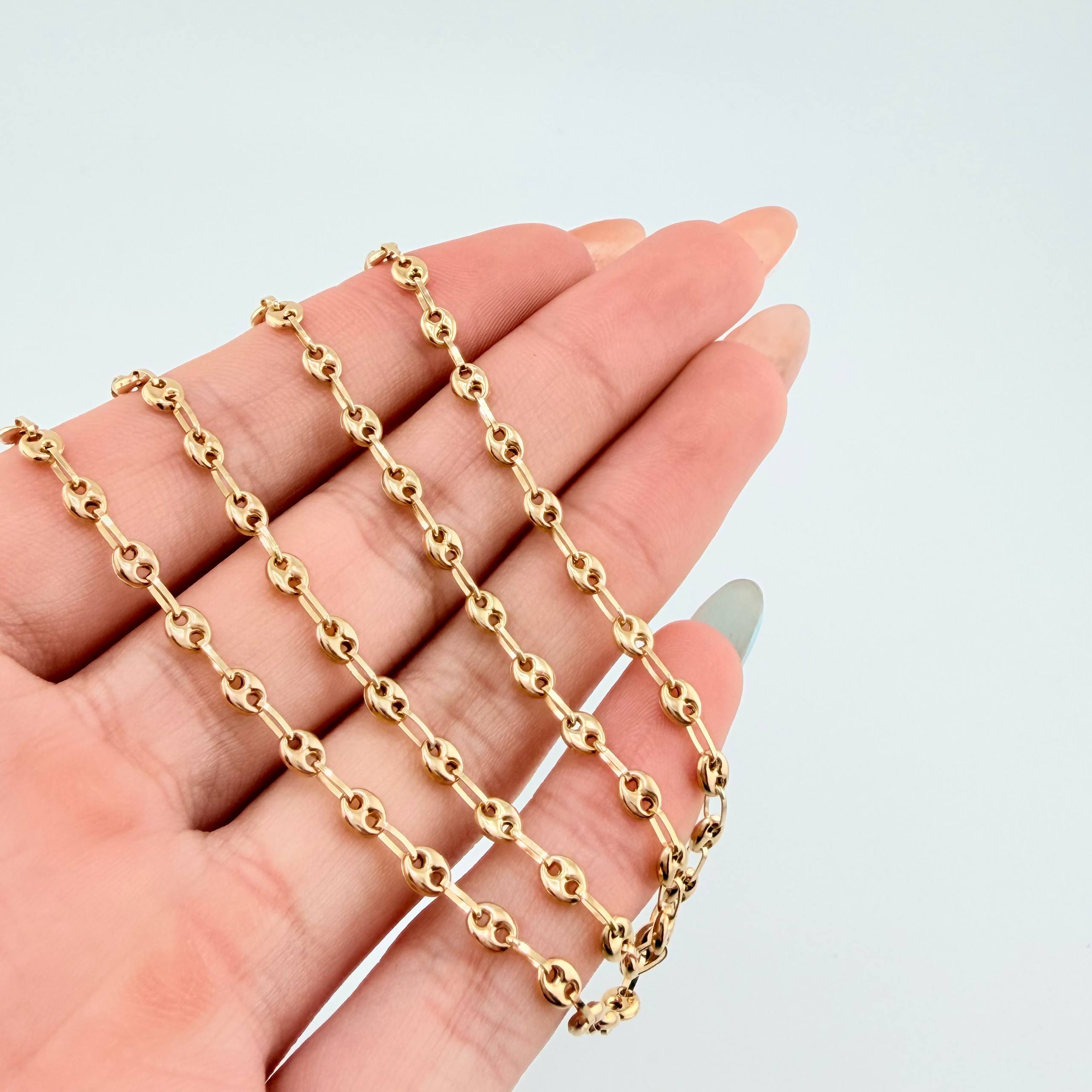 Cadena GC 5.3gr / 19 3/4 in / 3.3mm Oro Amarillo 18K