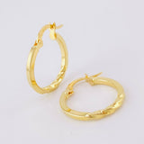 Candongas Lia 1.35 g / 3/4 in Oro Amarillo 18K