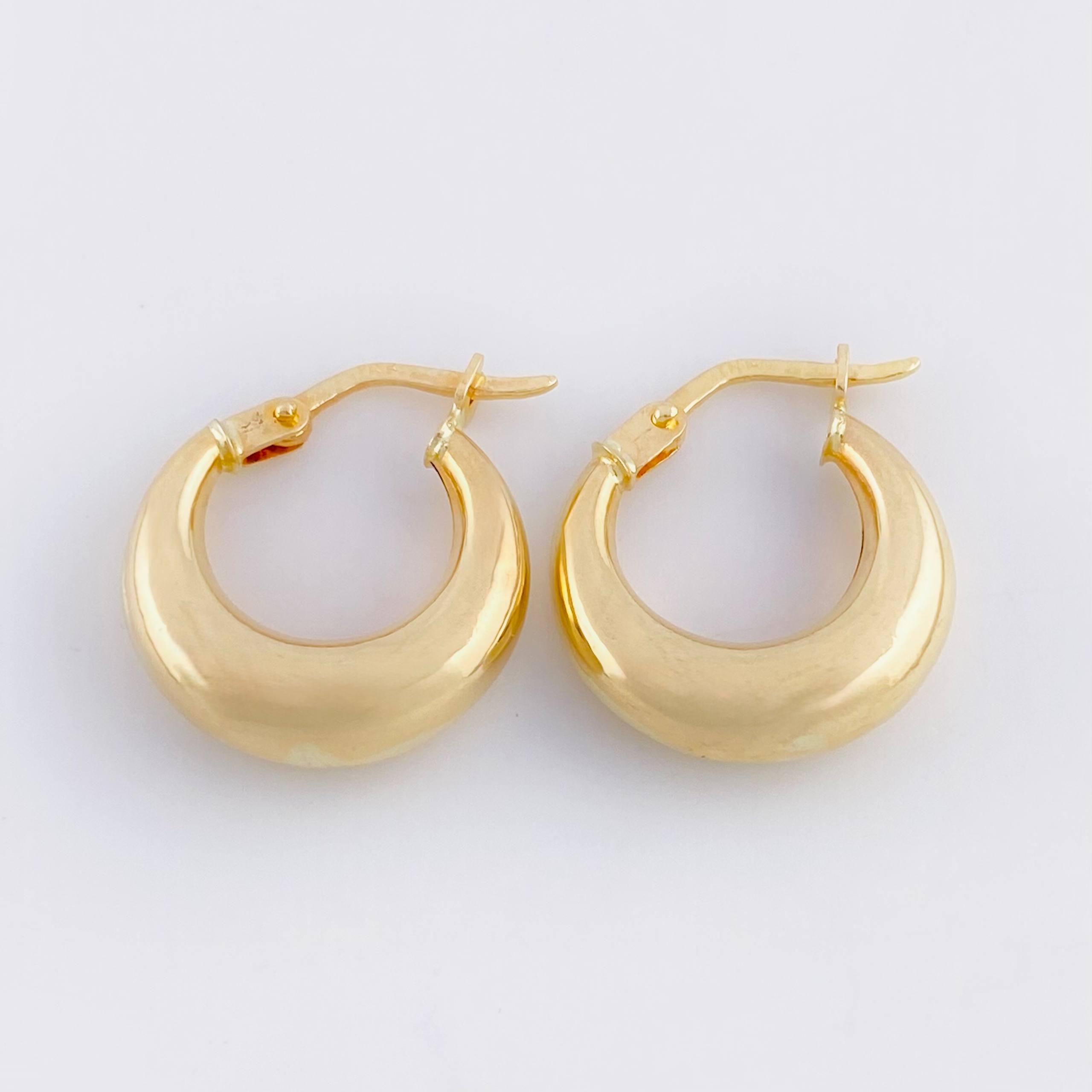 Candongas Olga 1.65 g / 3/4 in Oro Amarillo 18K