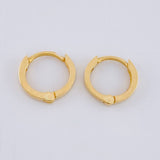 Candongas Carril 1.2 g / 1/2 in Oro Amarillo 18K