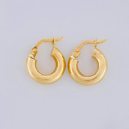 Candongas Boni 1.25 g / 1/2 in Oro Amarillo 18K