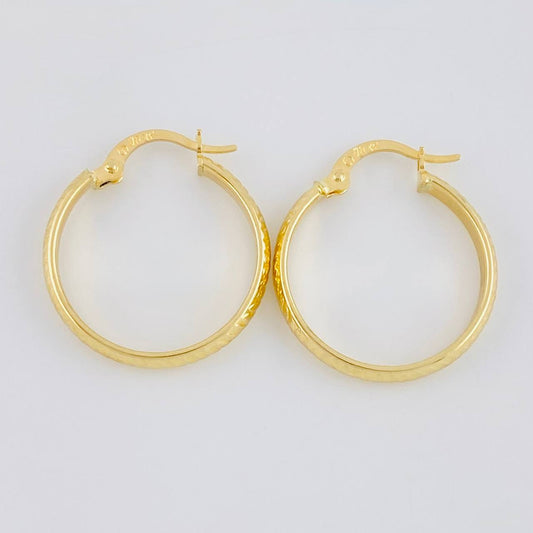 Candongas Nectar 1.45 g / 3/4 in Oro Amarillo 18K