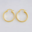 Candongas Trival Texturizado 1.8 g / 3/4 in Oro Amarillo 18K