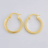 Candongas Trival 1.55 g / 3/4 in Oro Amarillo 18K
