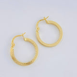 Candongas Trival 1.55 g / 3/4 in Oro Amarillo 18K