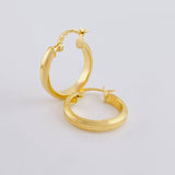 Candongas Dore 1.8 g / 3/4 in Oro Amarillo 18K