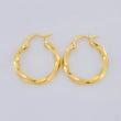 Candongas Nico 1.45 g / 3/4 in Oro Amarillo 18K