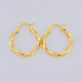 Candongas Nico 1.45 g / 3/4 in Oro Amarillo 18K