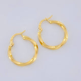 Candongas Nico 1.45 g / 3/4 in Oro Amarillo 18K