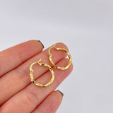 Candongas Nico 1.45 g / 3/4 in Oro Amarillo 18K
