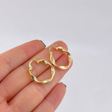 Candongas Amber 1.6 g / 3/4 in Oro Amarillo 18K