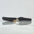 Black Patch Bracelet GC 0.4gr / Smooth Two-tone Yellow and Rose Gold 18K ©