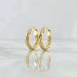 Candongas Carly 1.75gr / 1.7cm / Punteadas Oro Amarillo 18K