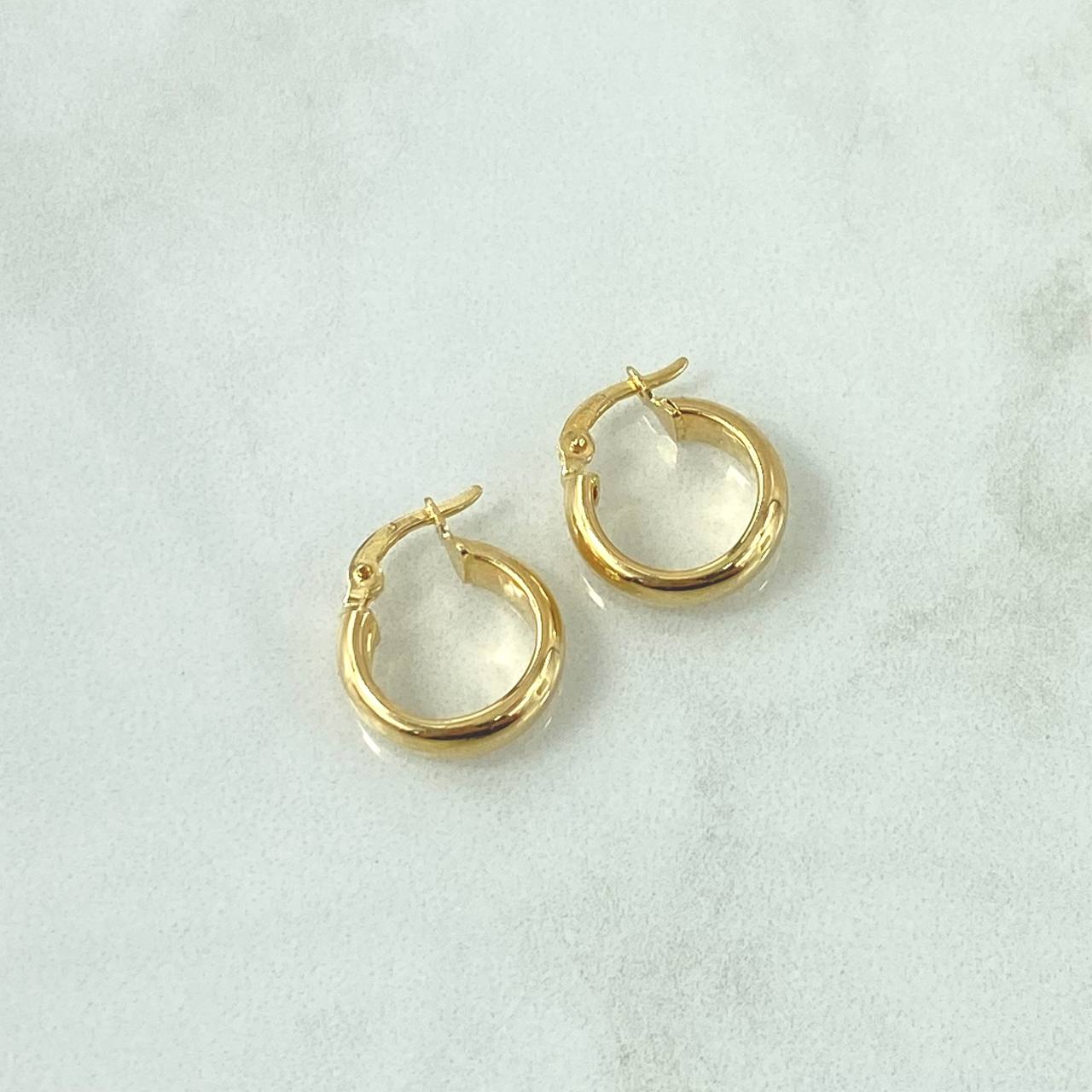 Nati Hoop Earrings 1gr / 1.4cm / 18K Yellow Gold *