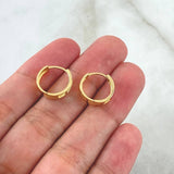 Candongas Karo 2.15gr / 1.3cm / Oro Amarillo 18K *