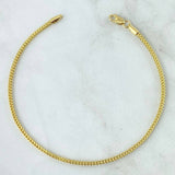 Pulso Franco 5gr / 21.5cm / 3mm Oro Amarillo +4 18K
