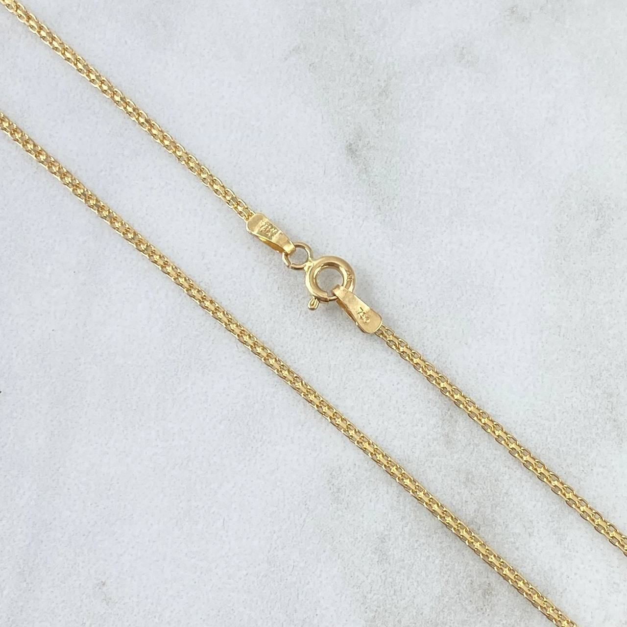 Bismark Chain 2.45gr / 45cm / 1.4mm Yellow Gold +1 18K