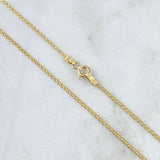Bismark Chain 2.45gr / 45cm / 1.4mm Yellow Gold +1 18K