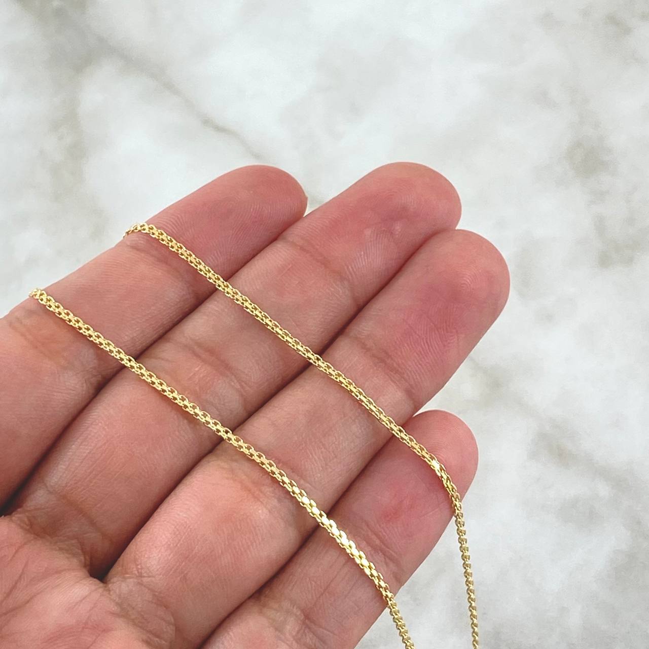 Bismark Chain 2.45gr / 45cm / 1.4mm Yellow Gold +1 18K