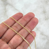 Bismark Chain 2.45gr / 45cm / 1.4mm Yellow Gold +1 18K