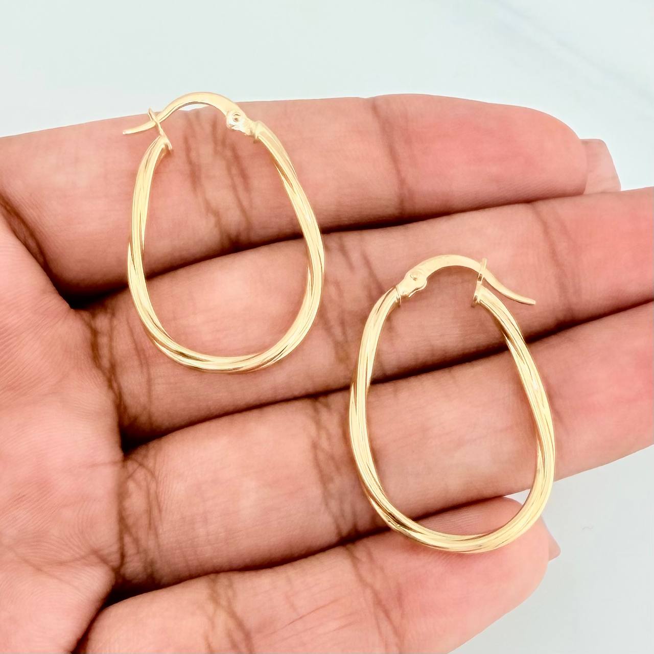 Candongas Arielle 1.45gr / 3cm / Oro Amarillo 18K $