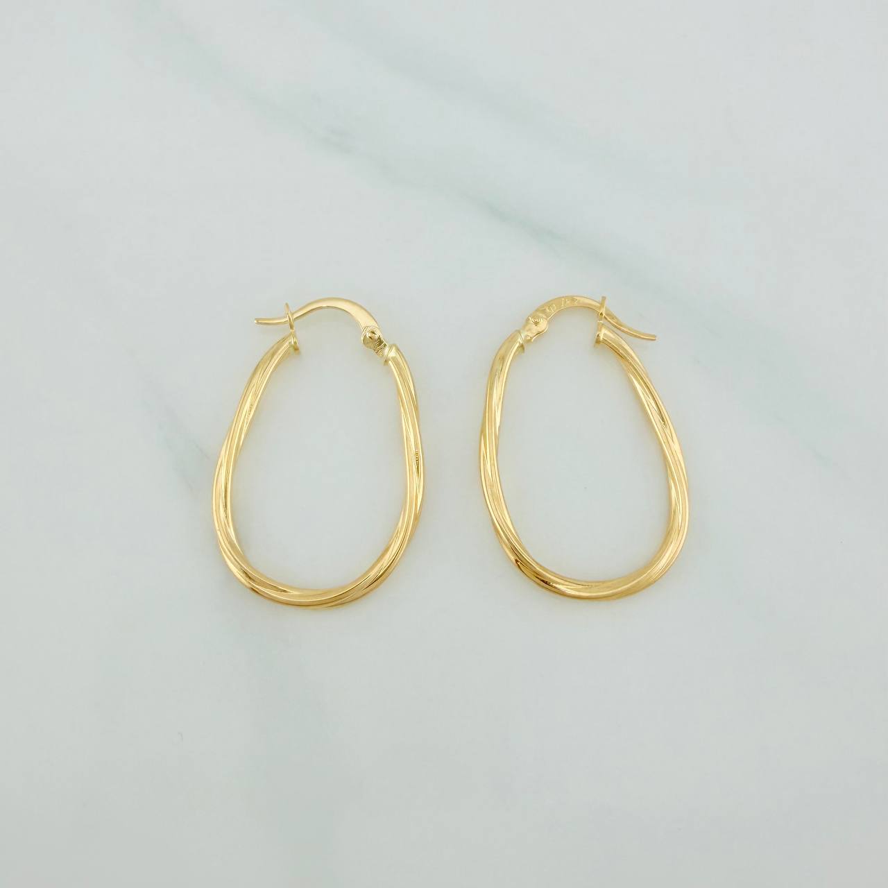 Candongas Arielle 1.45gr / 3cm / Oro Amarillo 18K $