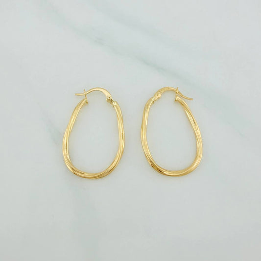 Candongas Arielle 1.45gr / 3cm / Oro Amarillo 18K $