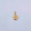 Pendant Letter F 0.5gr / 1.5cm / 18K Yellow Gold Medal &