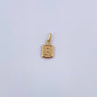 Pendant Letter R 0.35gr / 1.5cm / Smooth 18K Yellow Gold &