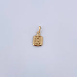 Pendant Letter R 0.35gr / 1.5cm / Smooth 18K Yellow Gold &