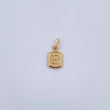 Pendant Letter E 0.35gr / 1.5cm / Smooth 18K Yellow Gold &