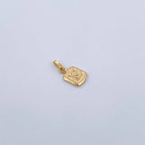 Pendant Letter E 0.35gr / 1.5cm / Smooth 18K Yellow Gold &