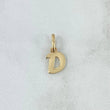 Dije Letra D Cursiva 0.5gr / 3/4 in / Oro Amarillo 18K ©