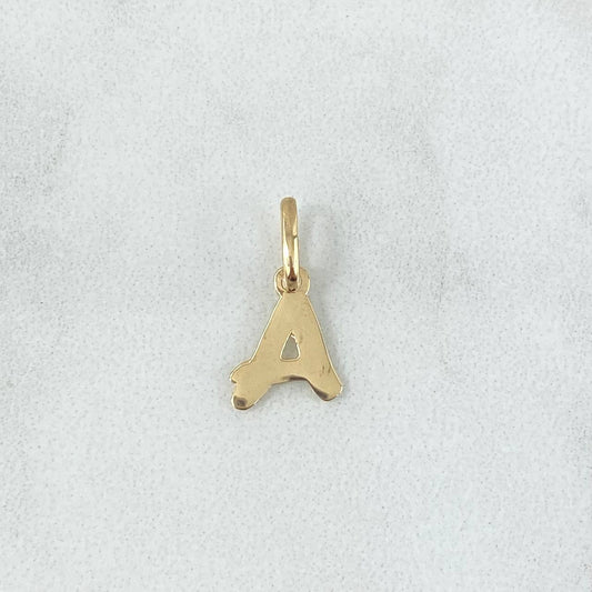 Pendant Letter A Cursive 0.45gr / 0.8in / 18K Gold