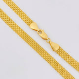 Cadenas Chinas 7.2g / 18 in / 5mm Oro Amarillo 18K