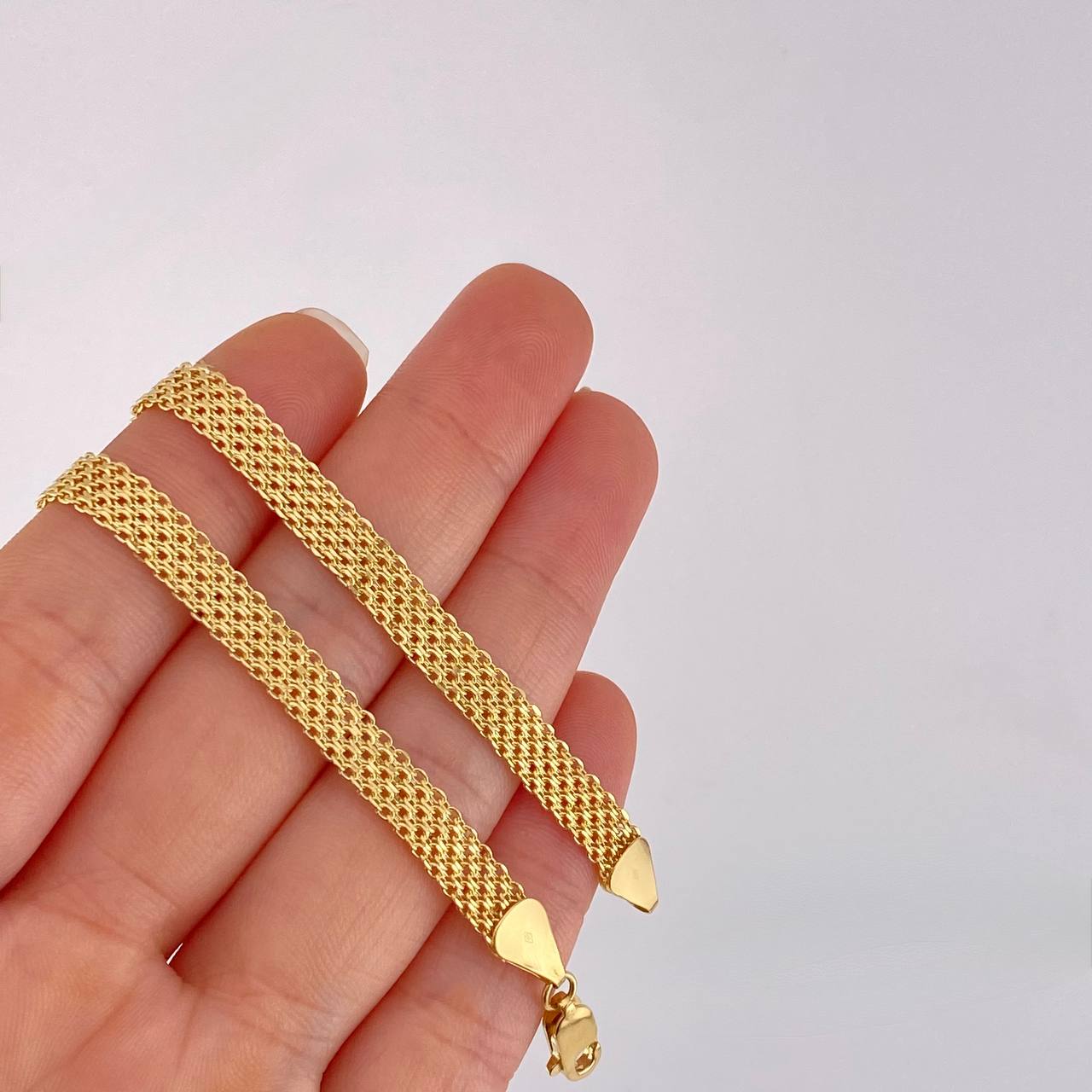 Cadenas Chinas 7.2g / 18 in / 5mm Oro Amarillo 18K
