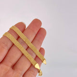 Cadenas Chinas 7.2g / 18 in / 5mm Oro Amarillo 18K
