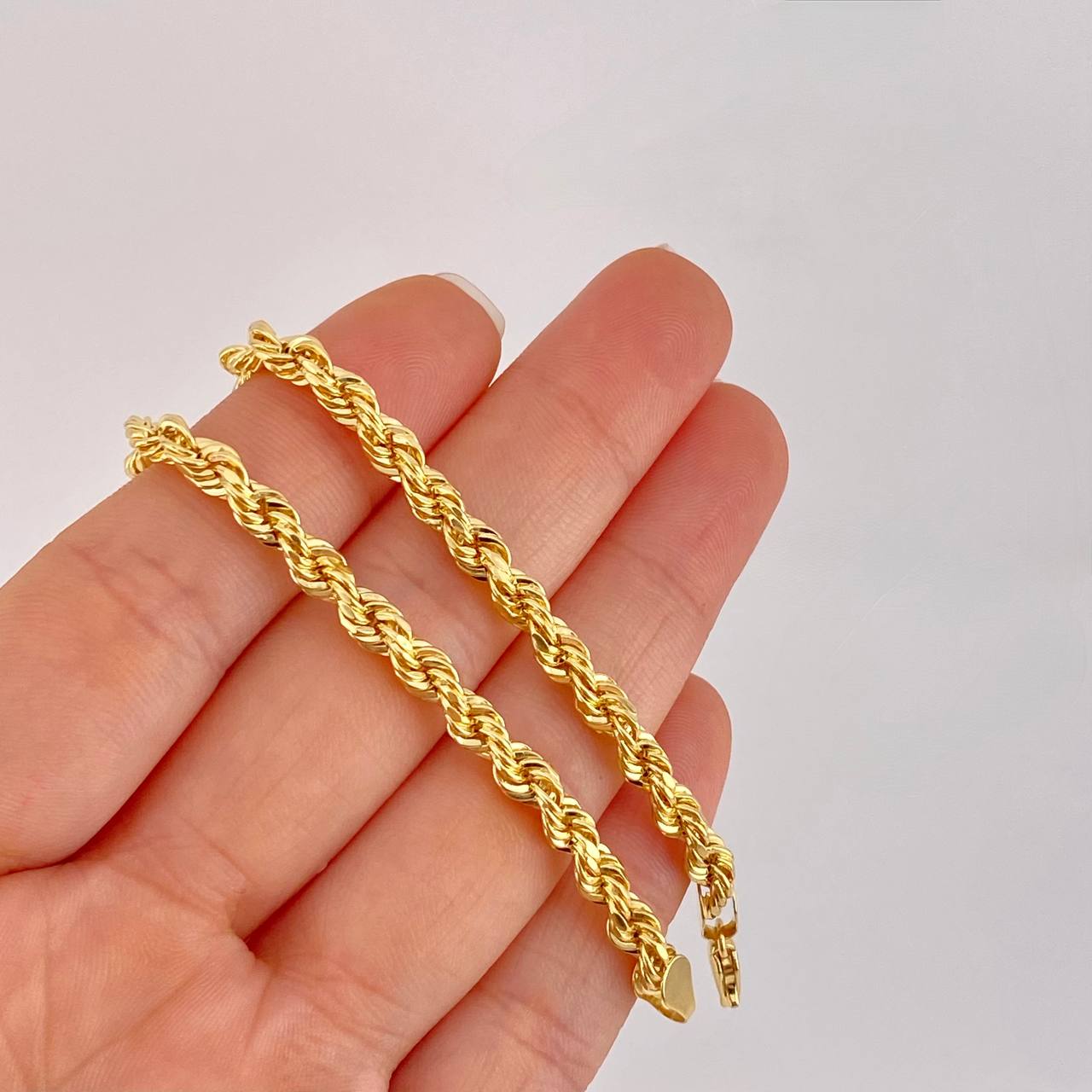 Cadena Lazo 15.45g / 24 in / 4.5mm Oro Amarillo 18K