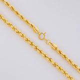 Rope Chain 6.2g / 22 in / 2.85mm Yellow Gold 18K