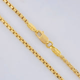 Cadena Veneciana 5.1g / 20 in / 1.85mm Oro Amarillo 18K