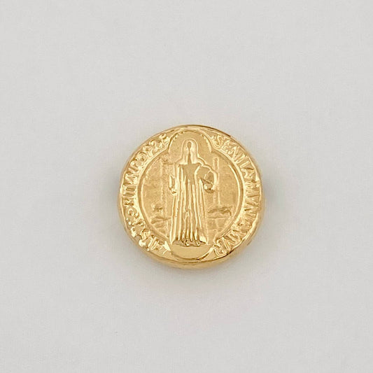 Charm Saint Benedict 0.4g / 1/2 in Yellow Gold 18K