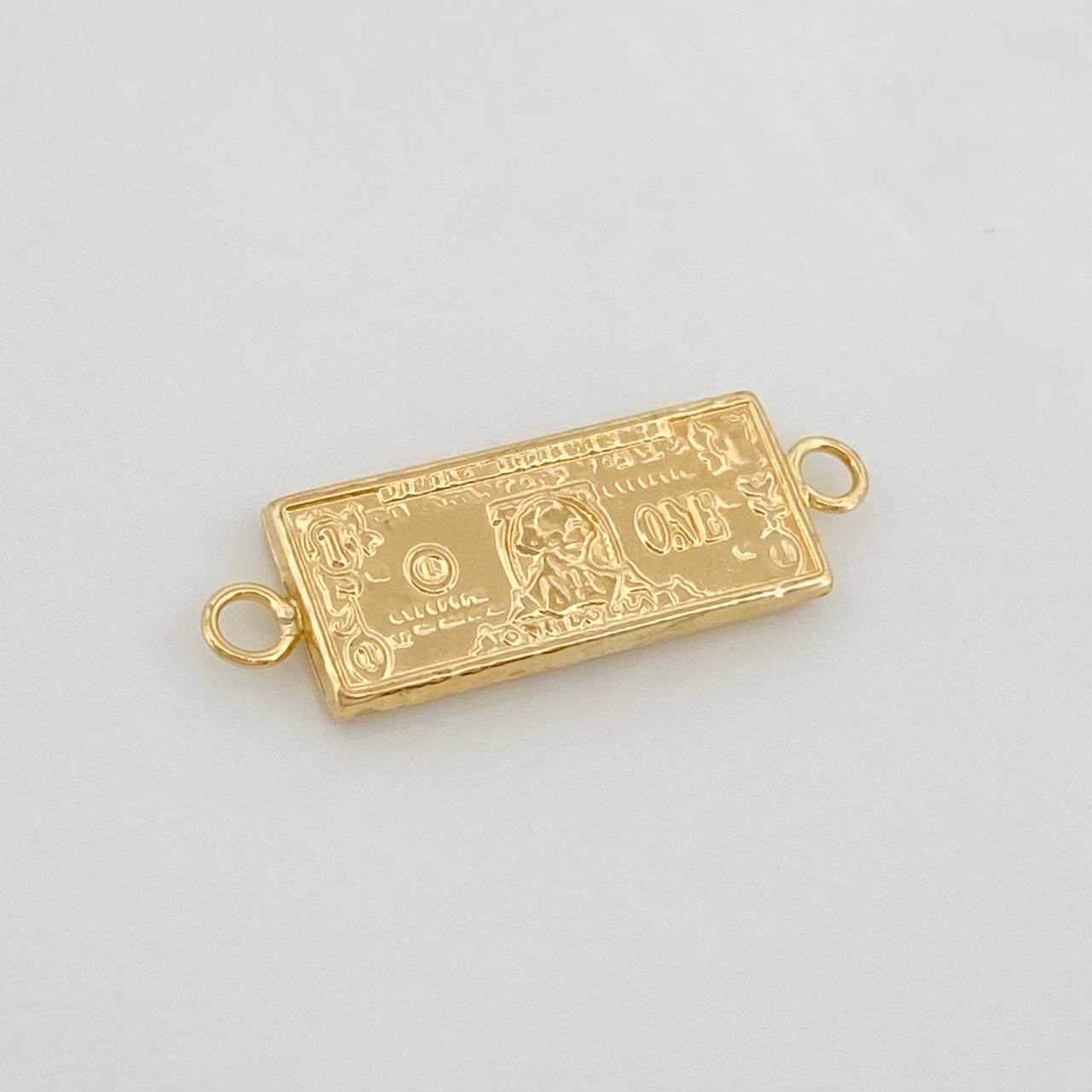 Charm One Dollar 0.6g / 3/4 in Yellow Gold 18K